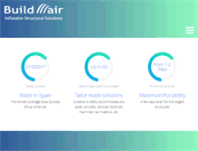 Tablet Screenshot of buildair.com